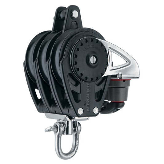 Harken 75mm Triple Block Swivel, Becket, Cam Cleat | SendIt Sailing