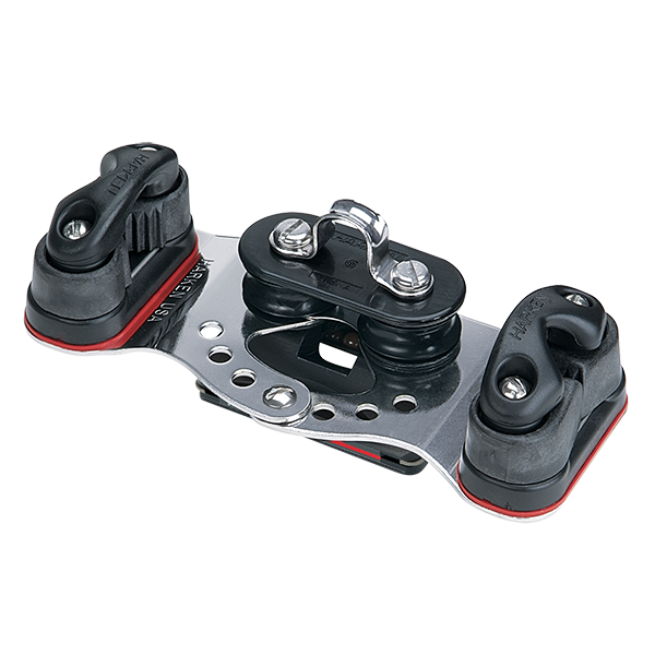 Harken Small Boat Captive Ball Car with Fixed Sheaves and Cams | SendIt Sailing
