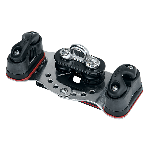 Harken High Load Small Boat Captive Ball Car with Sheaves and Cams | SendIt Sailing