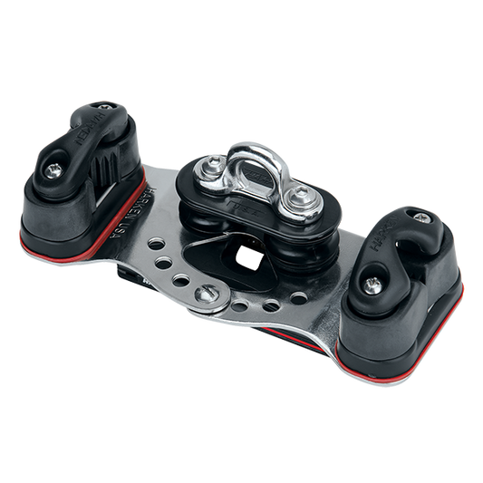 Harken High Load Small Boat Captive Ball Car with Sheaves and Cams | SendIt Sailing