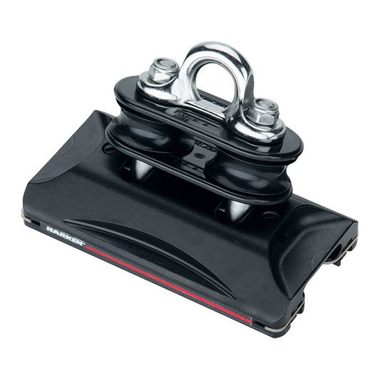 Harken Small Boat High Load Captive Ball Car with Pivoting Sheave and Eyestrap | SendIt Sailing
