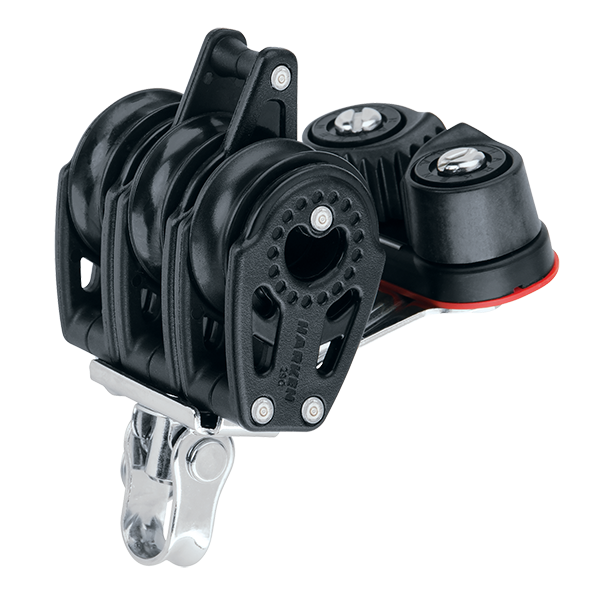 Harken 29mm Triple Block Becket, Cam Cleat | SendIt Sailing