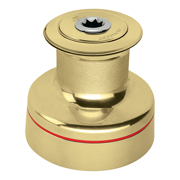 Harken 35-2 SPD Plain Top Polished Bronze Winch | SendIt Sailing