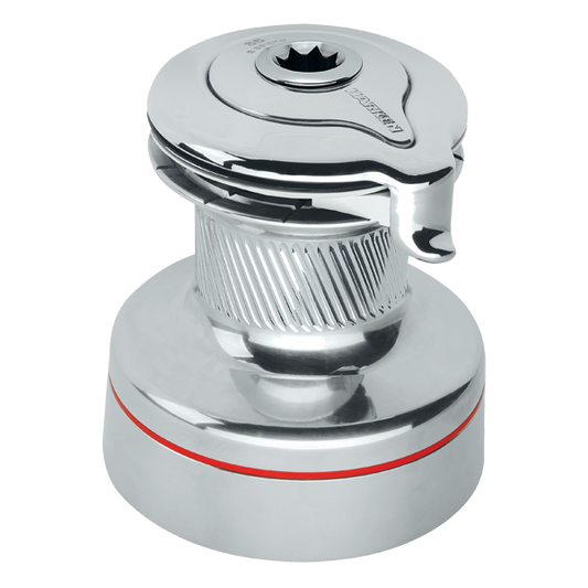 Harken 35 Self-Tailing Radial All-Chrome Winch - 2 Speed | SendIt Sailing