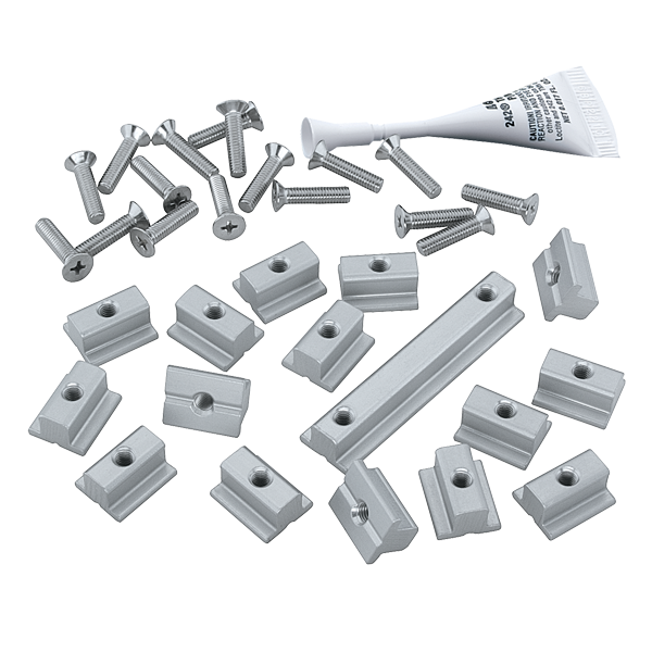 Harken System A Captive Ball Track Mounting Kit - Flat | SendIt Sailing