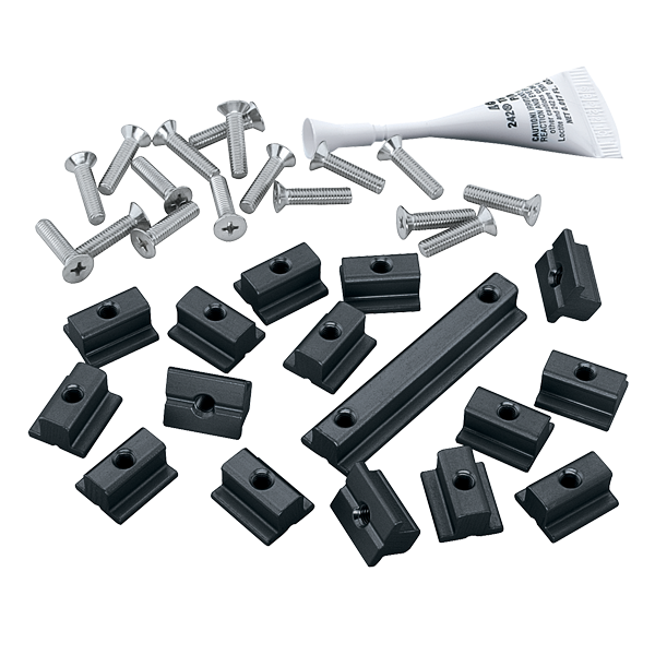 Harken System AA Captive Ball Track Mounting Kit - Flat | SendIt Sailing