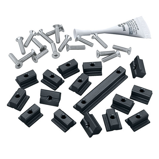 Harken System AA Captive Ball Track Mounting Kit - Flat | SendIt Sailing