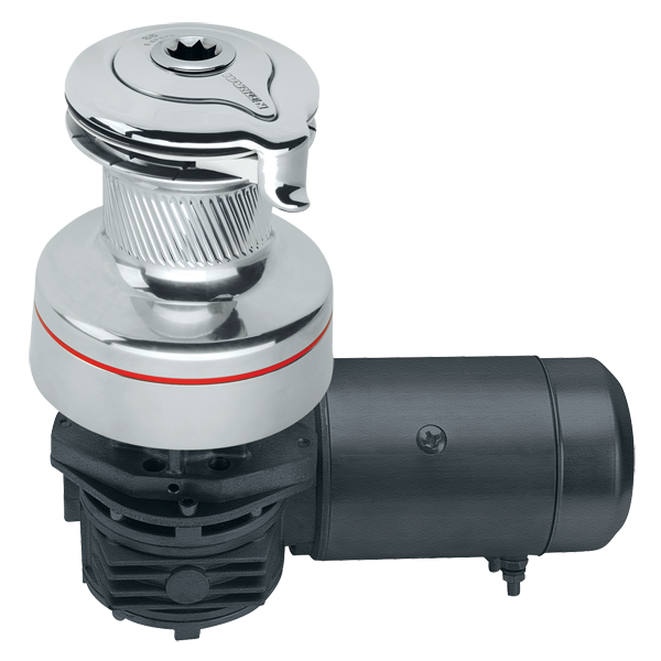 Harken 40 Self Tailing Electric 12V Chrome Horiz with DF Ctrl Box Winch | SendIt Sailing