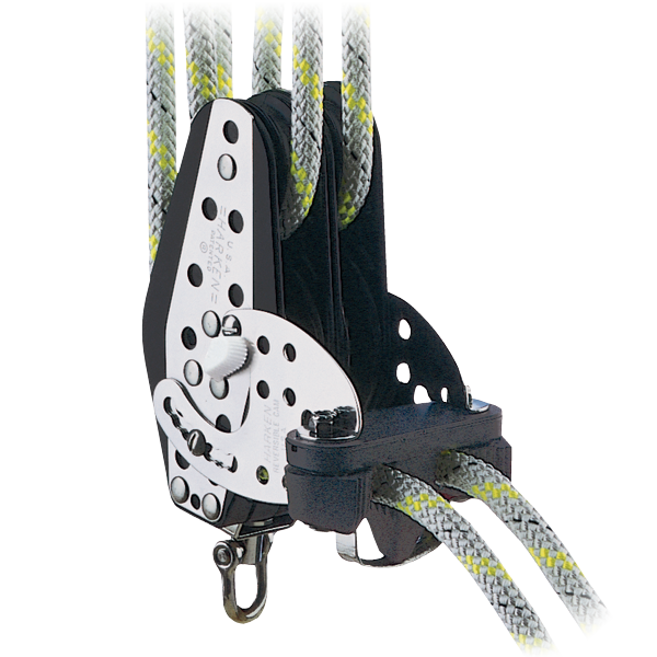 Harken 3.00 Double Fiddle Hexaratchet Block with Double Cam | SendIt Sailing