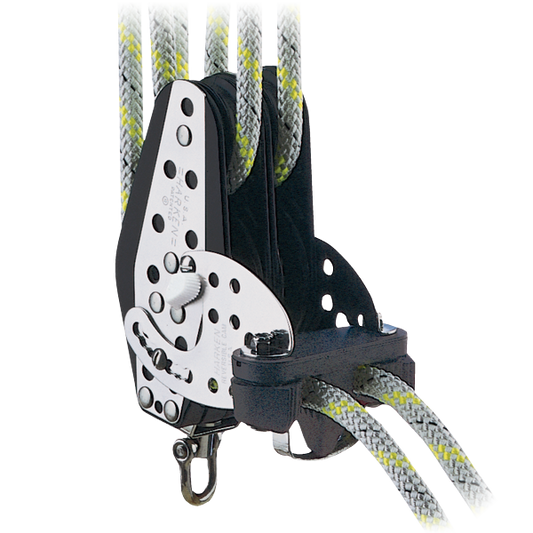 Harken 3.00 Double Fiddle Hexaratchet Block with Double Cam | SendIt Sailing
