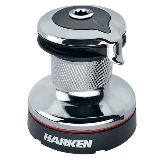 Harken 46 Self-Tailing Radial Chrome Winch - 2 Speed | SendIt Sailing