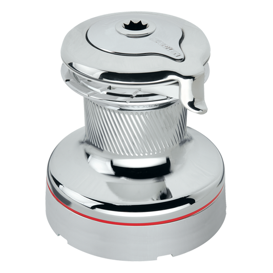 Harken 46 Self-Tailing Radial All-Chrome Winch - 2 Speed | SendIt Sailing