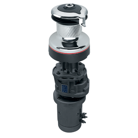 Harken Radial 3 Spd Electric ST Chrome Winch Vertical 12 Volt | SendIt Sailing
