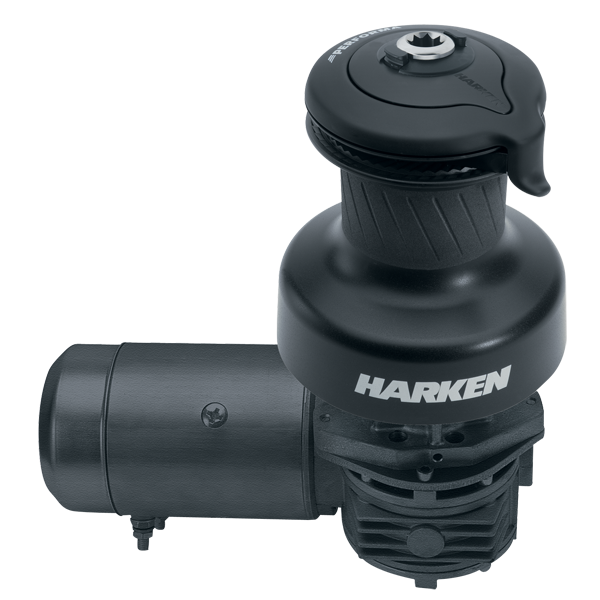 Harken Performa 2 Spd Electric ST Alum Winch Horizontal Left Mount 12 Volt | SendIt Sailing