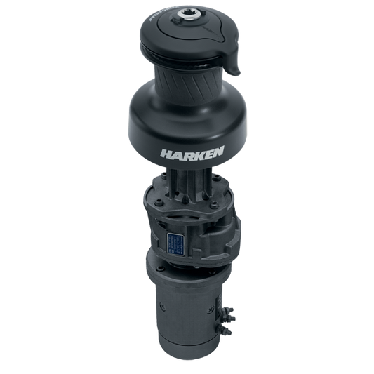 Harken Performa 2 Spd Electric ST Alum Winch Vertical 12 Volt | SendIt Sailing