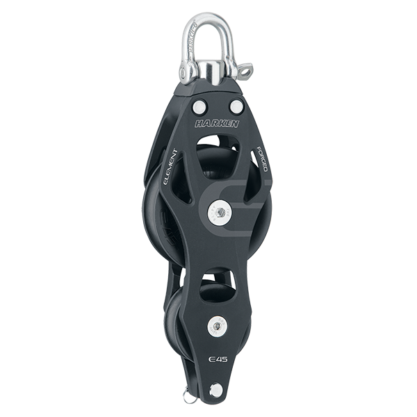 Harken 45mm Aluminum Element Fiddle Block Swivel, Becket | SendIt Sailing