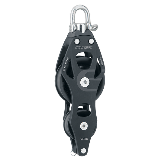 Harken 45mm Aluminum Element Fiddle Block Swivel, Becket | SendIt Sailing