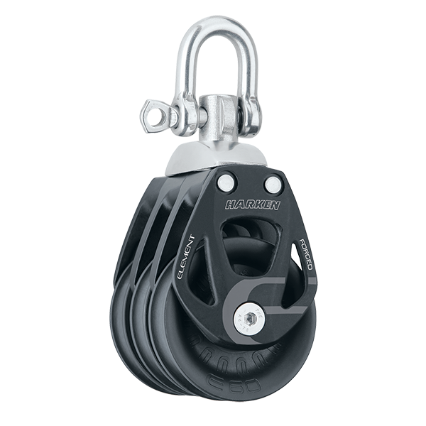 Harken 60mm Triple Aluminum Element Block with Swivel | SendIt Sailing