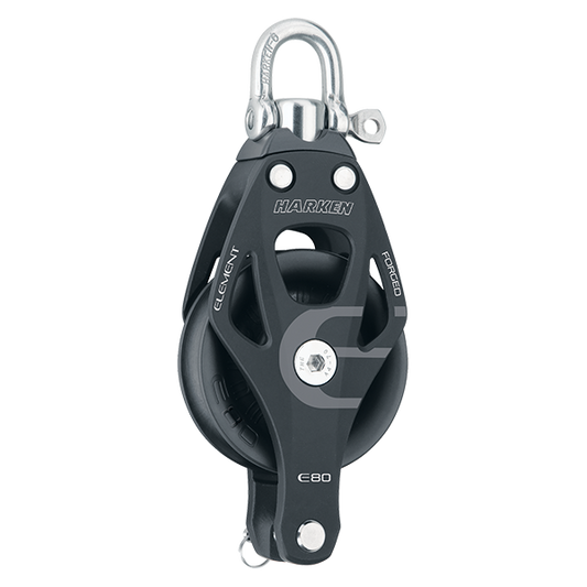 Harken 80mm Aluminum Element Block Swivel, Becket | SendIt Sailing