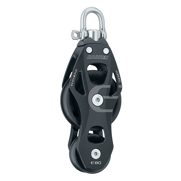 Harken 80mm Aluminum Element Fiddle Block Swivel | SendIt Sailing