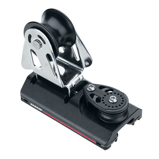 Harken MR 27mm 2:1 Captive Ball Genoa Lead Car with Sheave | SendIt Sailing