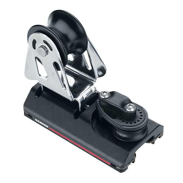 Harken MR 27mm 3:1 Captive Ball Genoa Lead Car with Sheave and Dead End | SendIt Sailing