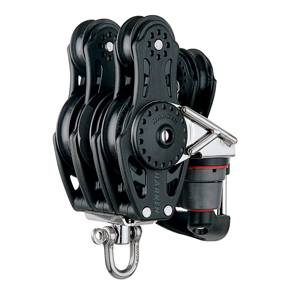 Harken 57mm Triple Fiddle Block Swivel, Reinforced Cam Arms | SendIt Sailing