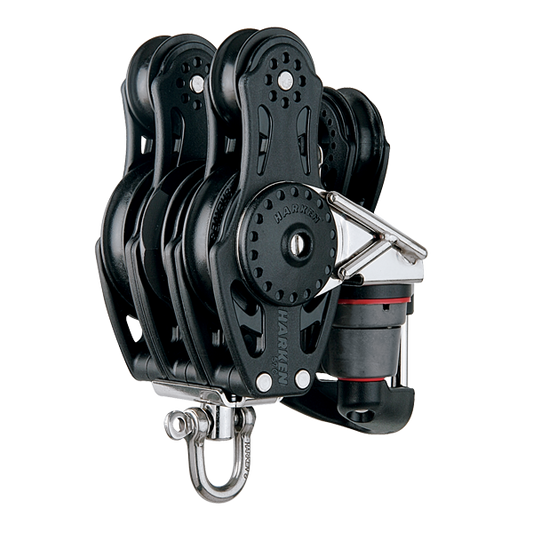 Harken 57mm Triple Fiddle Block Swivel, Reinforced Cam Arms | SendIt Sailing