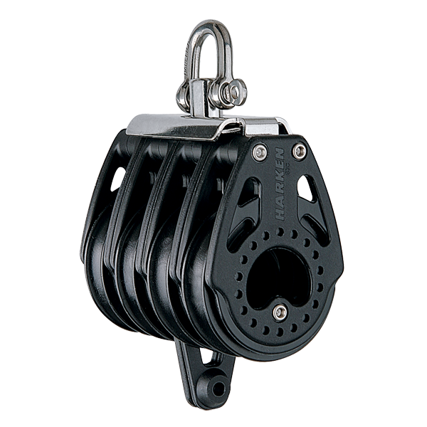 Harken 57mm Quad Block Swivel, Center Becket | SendIt Sailing