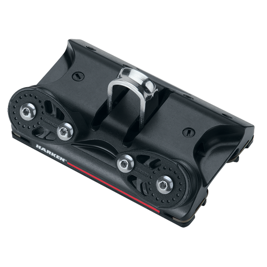 Harken MR 27mm Captive Ball Traveler Car with Shackle and 2:1 Controls | SendIt Sailing