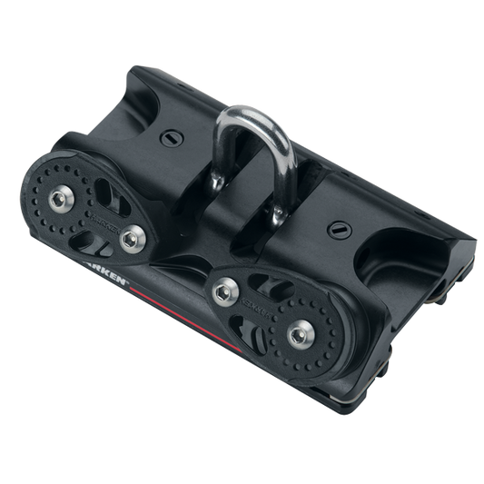 Harken Big Boat 32mm Captive Ball Traveler Car with Shackle and 2:1 Controls | SendIt Sailing