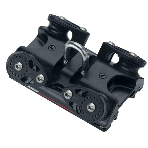 Harken Big Boat 32mm Captive Ball Traveler Car with Shackle and 4:1 Controls | SendIt Sailing