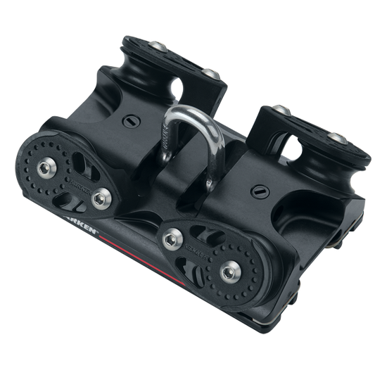 Harken Big Boat 32mm Captive Ball Traveler Car with Shackle and 4:1 Controls | SendIt Sailing