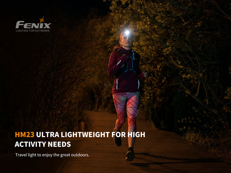 Fenix HM23 Compact Hiking and Running Headlamp - Discontinued