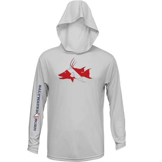 Hogfish Diver Long Sleeve UPF 50+ Dry-Fit Hoodie