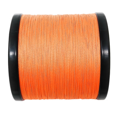 Reaction Tackle Braided Fishing Line - Hi-Vis Orange