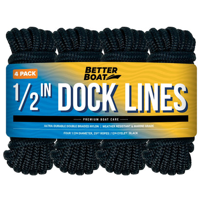 Better Boat 1/2 Dock Lines 25FT