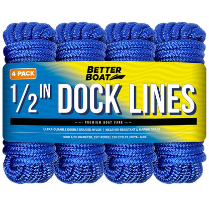 Better Boat 1/2 Dock Lines 25FT