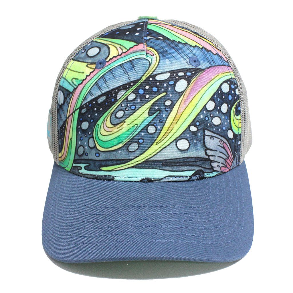 HaliBorealis Abstract Trucker Hat