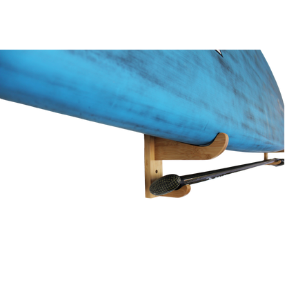 Bamboo SUP Wall Mount with Paddle Rack