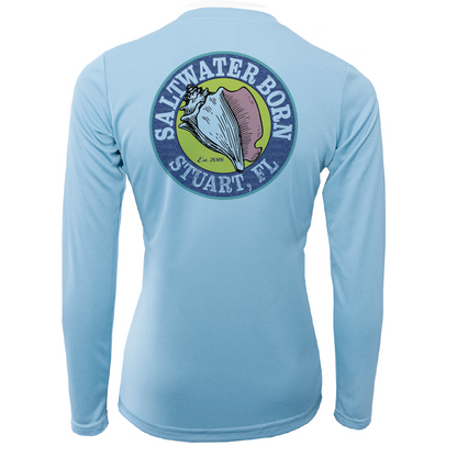 Stuart "Saltwater Hair...Don't Care" Long Sleeve UPF 50+ Dry-Fit Shirt