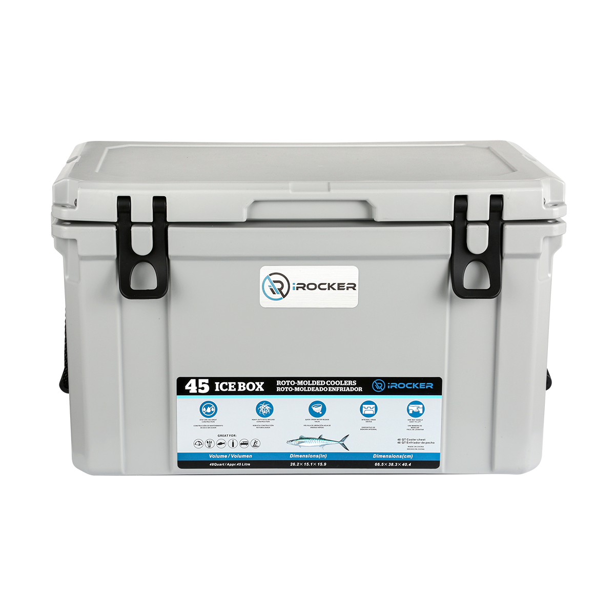 iROCKER US 45L Hard Cooler