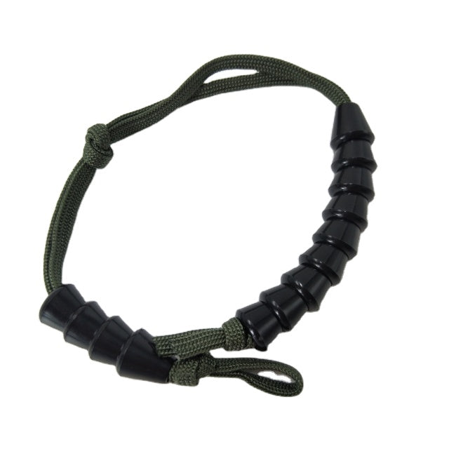 ATACLETE OD Green Military Pace Counter- Black Ranger Beads