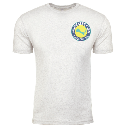 Cape Cod, MA Jaws Men's Soft Tee