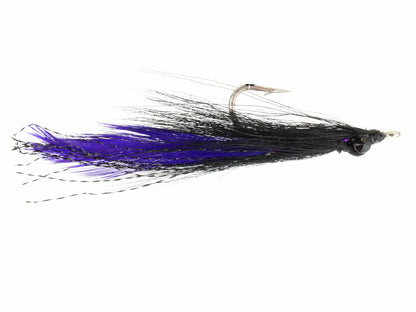 Wild Water Fly Fishing Purple and Black Deep Diving Demon Clouser, size 2/0 (Qty 3) | SendIt Sailing