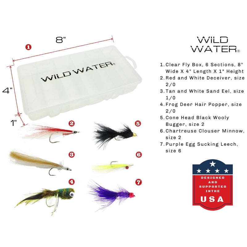 CNC Fly Reel Fly Fishing Kit, 9/10wt Rod | 9ft | 4-piece | Wild Water Fly Fishing