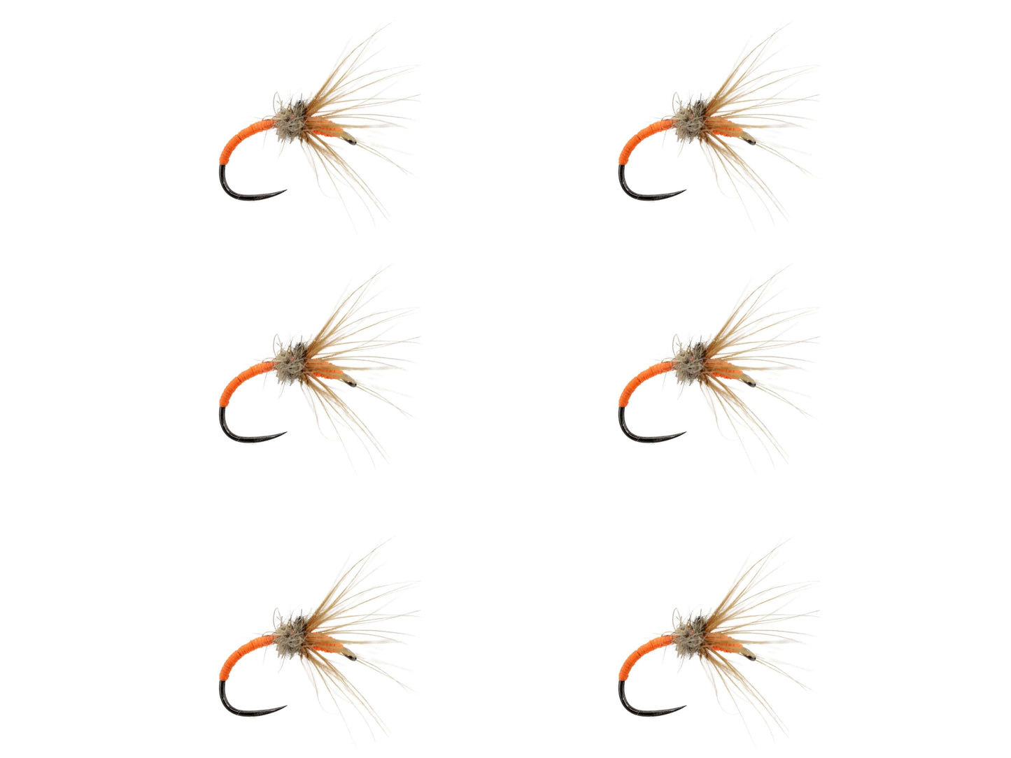 Wild Water Fly Fishing Hen and Hound Tenkara Fly, size 12 (Qty 6) | SendIt Sailing