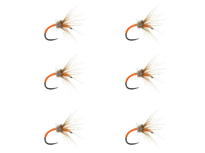 Wild Water Fly Fishing Hen and Hound Tenkara Fly, size 12 (Qty 6) | SendIt Sailing