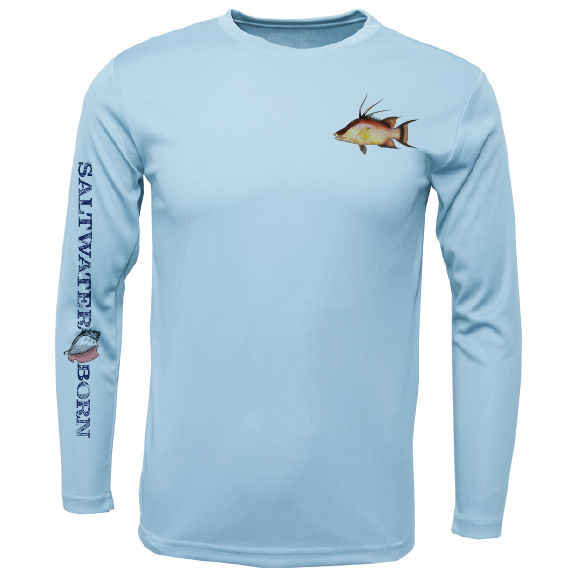 Clean Hogfish Long Sleeve UPF 50+ Dry-Fit Shirt
