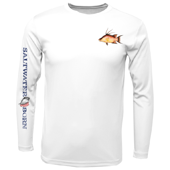 Clean Hogfish Long Sleeve UPF 50+ Dry-Fit Shirt
